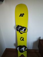 Nitro Quiver Treehuger Snowboard mit Ride Snowboardbindung.
