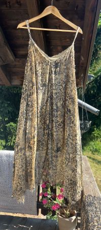 Robe en soie Gr L