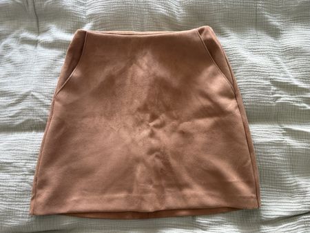Rock von Pull&Bear Kunstleder braun Grösse S, guter Zustand