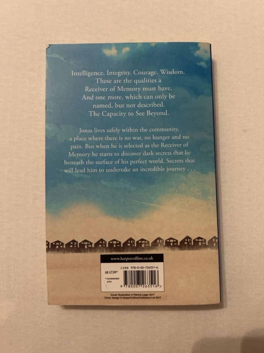 Livres: The Giver Lois Lowery – D'occasion à Alterswil FR par kat_cfw8 2