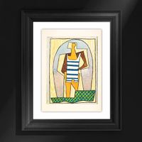Pablo Picasso - der Badende 1961 - gerahmt