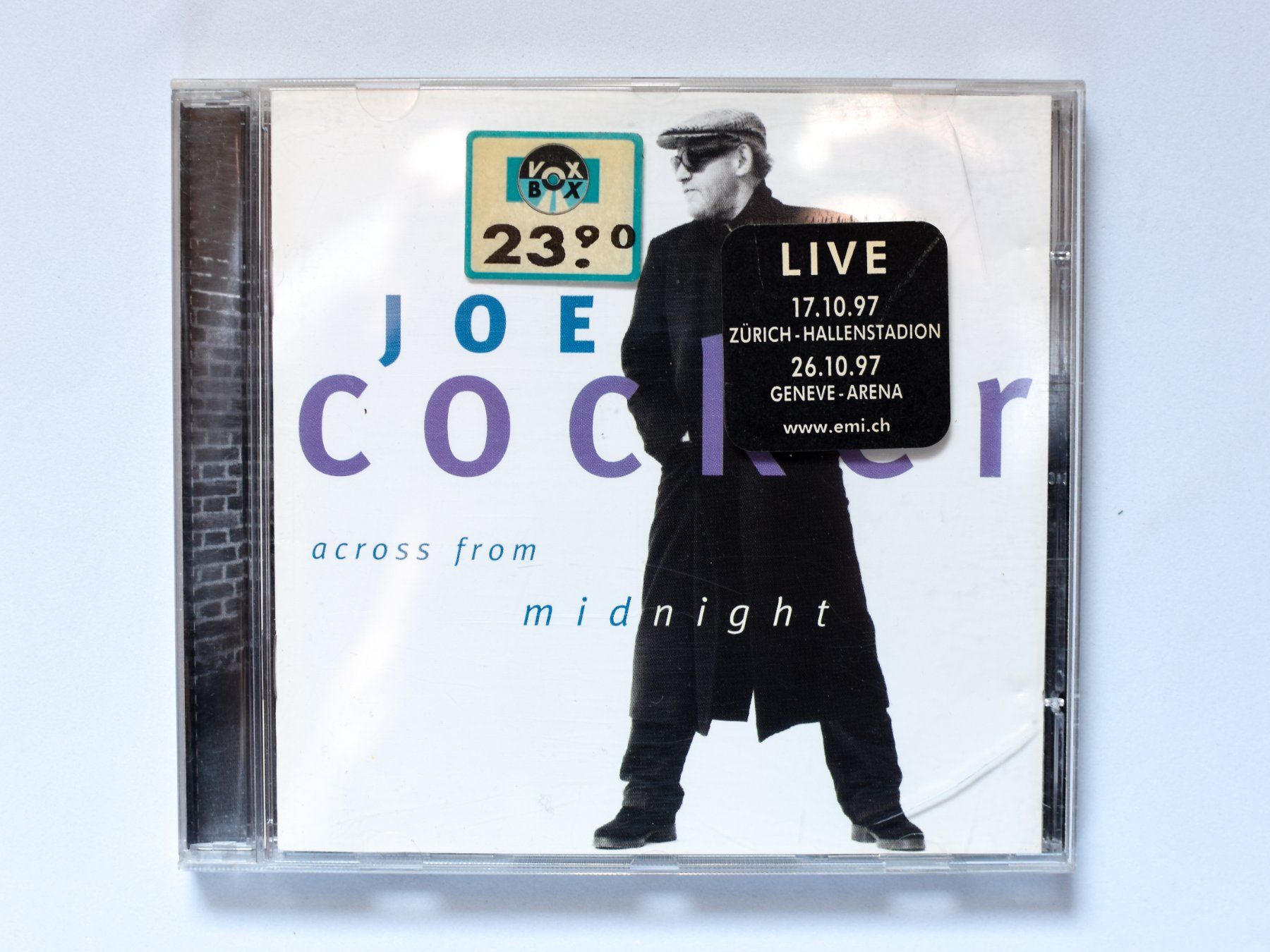 CD: Joe Cocker - Across from Midnight – Usato da Belmont-sur-Yverdon venduto da ag97