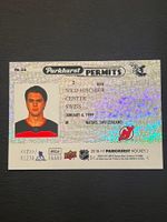 Nico Hischier 2018-19 Parkhurst Permits New Jersey Devils