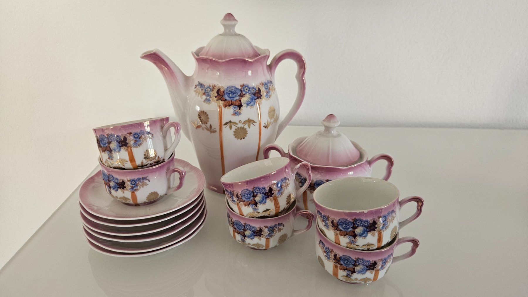 Winterling Set di piatti: Servizio da tè x6pp Winterling Bavaria – Usato da Melano venduto da H-Sara