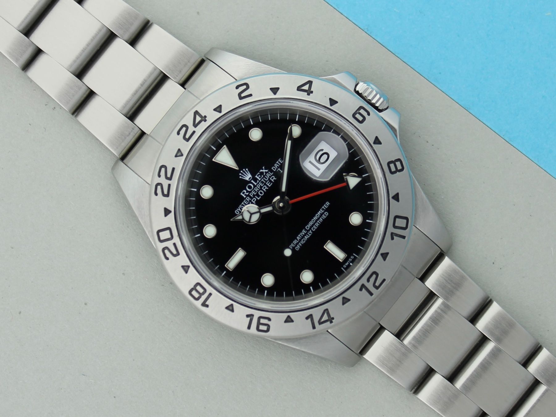 Rolex Orologi: Rolex Explorer II Ab Service! | "Swiss" only Dial | 1999 – Usato da Zürich venduto da tobleratelier
