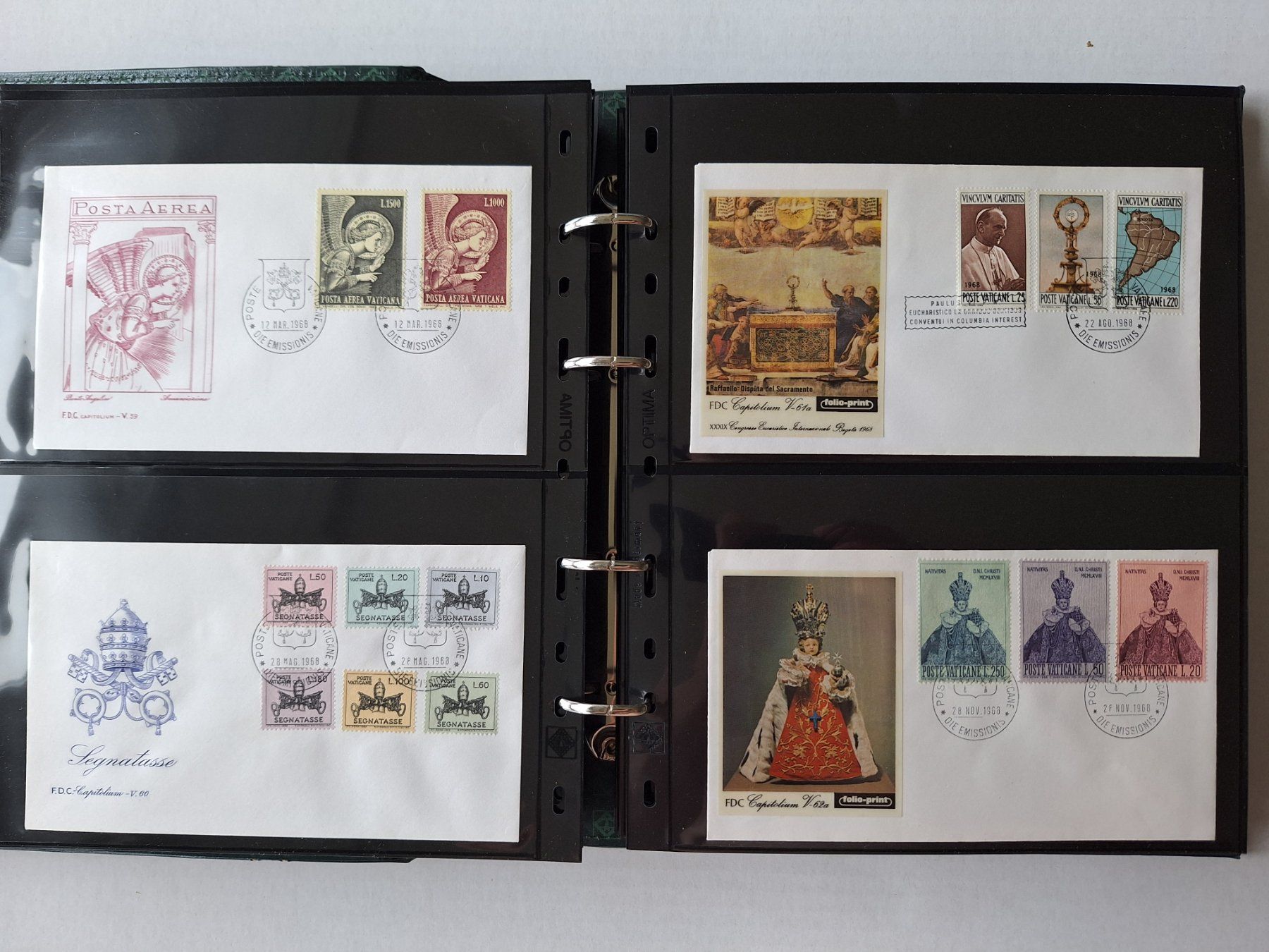 Tutti i francobolli: Vatican 96 Ersttagsbriefe! 1965-1978 – Usato da Zürich venduto da t24_de 2