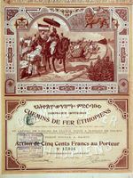 Compagnie Impériale des Chemins de Fer Ethiopiens - 1899