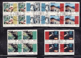 1998  Pro Patria  Viererblocksatz ERSTTAG  TOP Zustand!