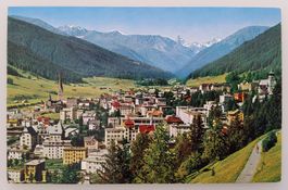 Ansichtskarte Davos, Blick auf Tinzenhorn