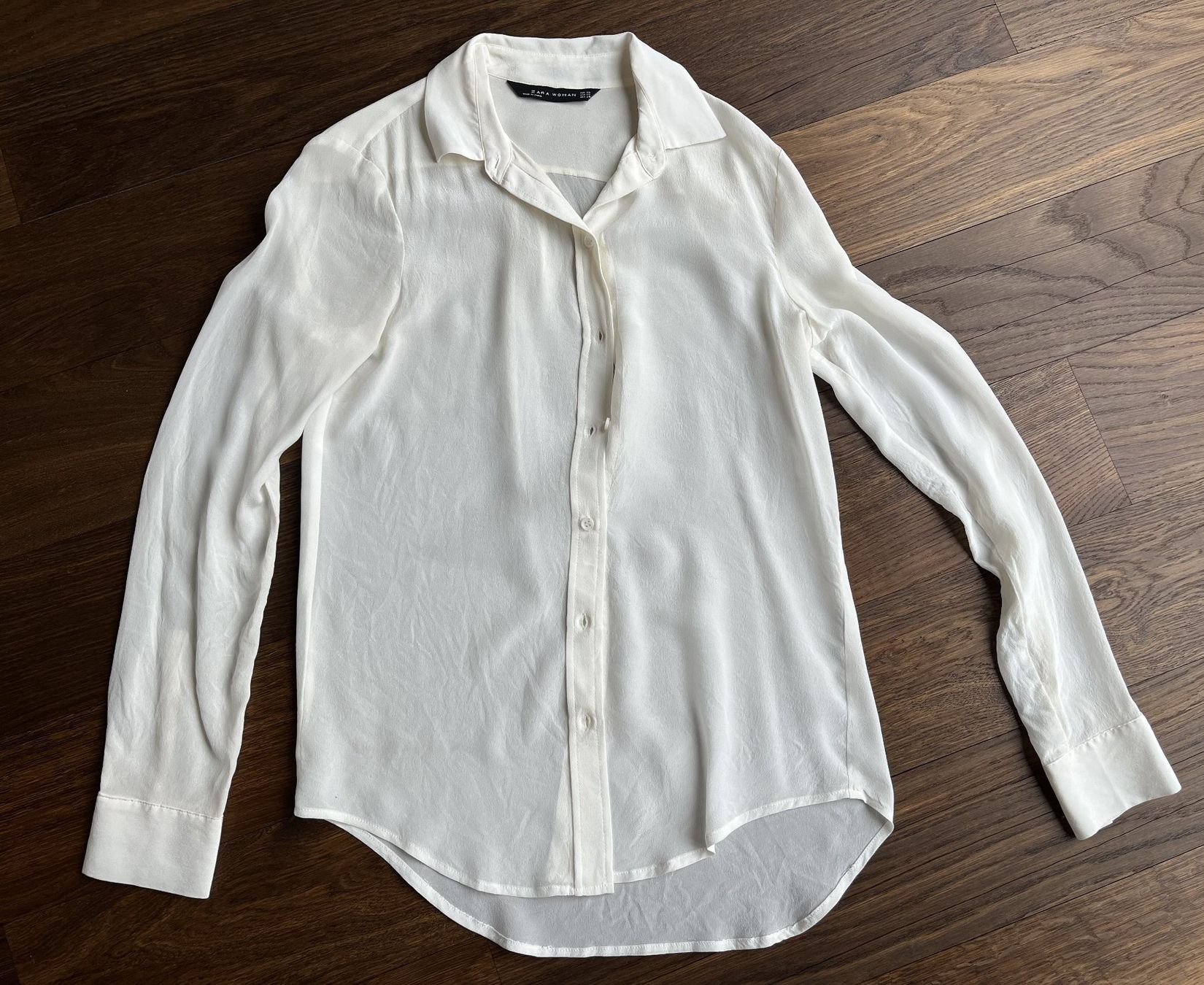 Zara Camicette: Bluse Gr. S, roh weiss – Usato da Affoltern am Albis venduto da Blackrhythm 2