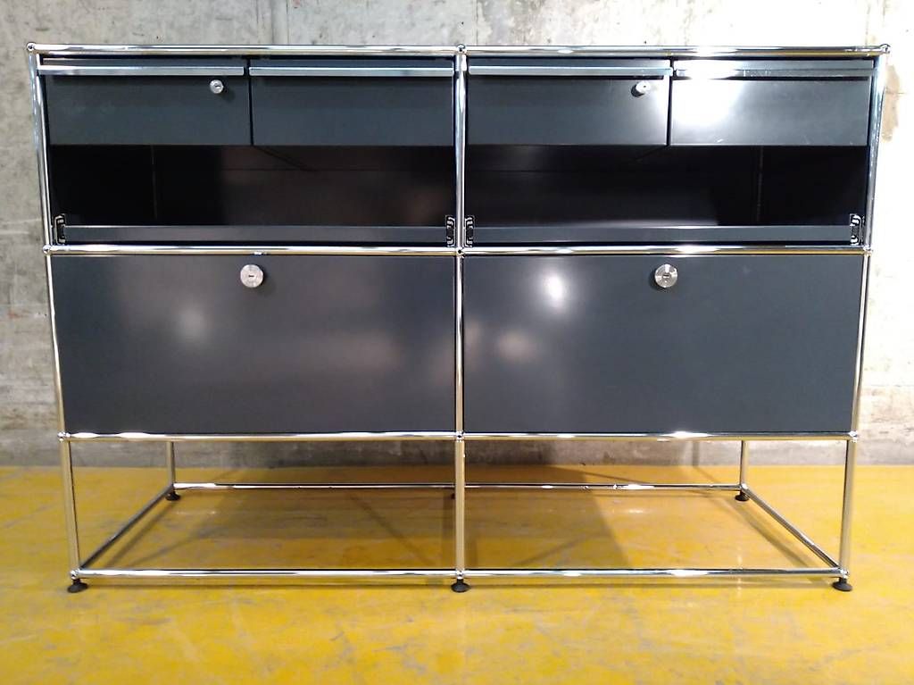 Cassettiere: Sideboard USM, anthrazit – Usato da Bern venduto da daskannweg 1