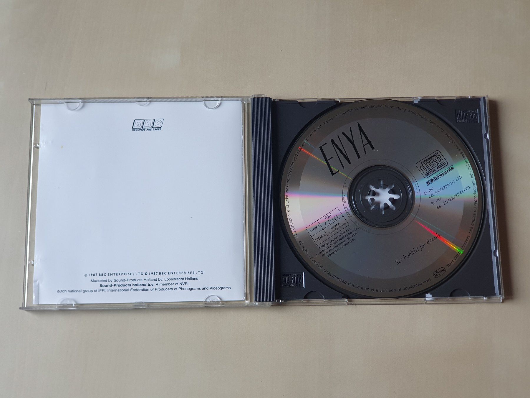 CD: Enya BBC CD 1987 – Usato da Stansstad venduto da collectorsshop 2