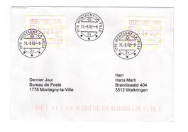 Letztagsbrief: Schliessung  Post 1776 NONTAGNY-LA-VILLE