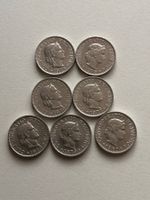 Lot mit 7 Stk. 5 Rp. vorz. (1974/75/76/77/78/79/80)