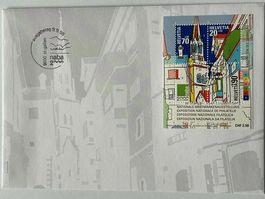 💯 🇨🇭 NABA St. Gallen 2000 - FDC - Z. Nr. 84 im Block 1999