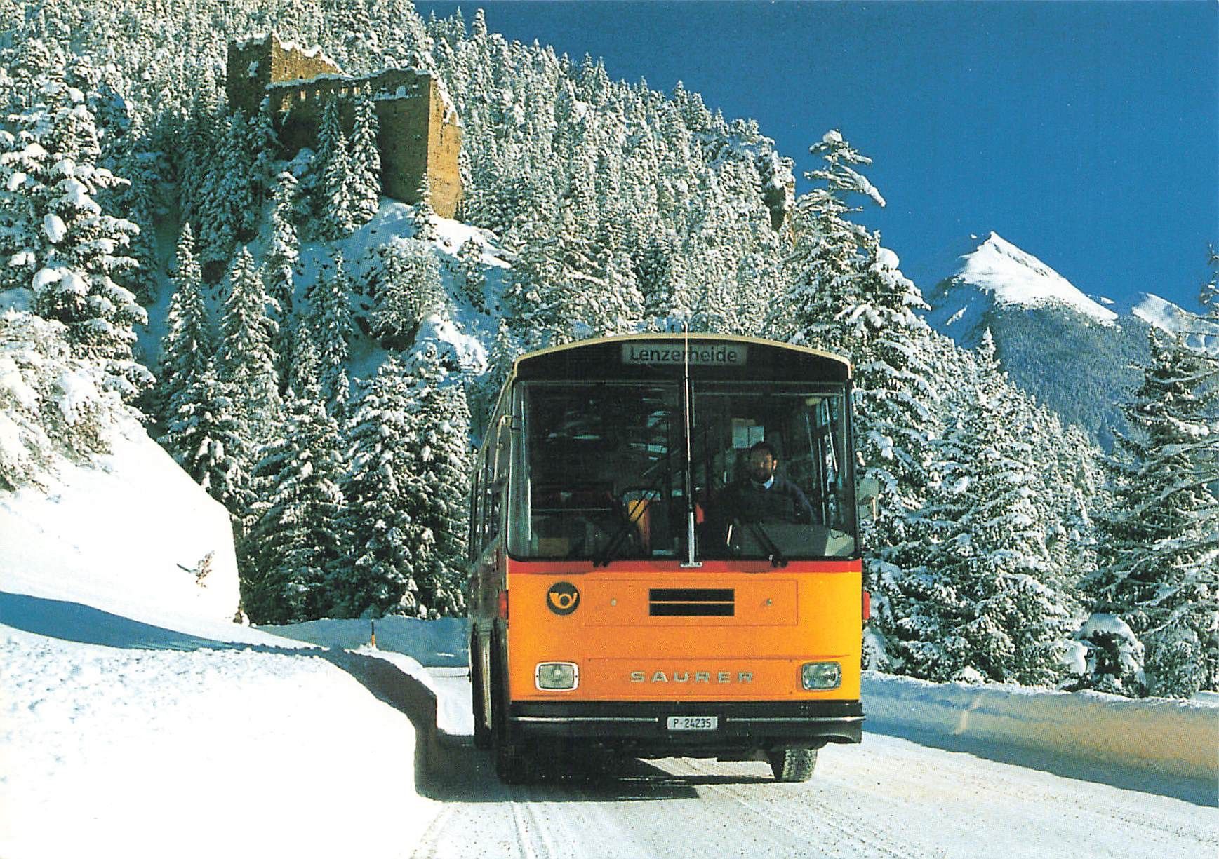 Cartoline postali: Postauto Voiture postale Auto Postale PTT Schweizerbergen – Usato da Biasca venduto da Blenio71