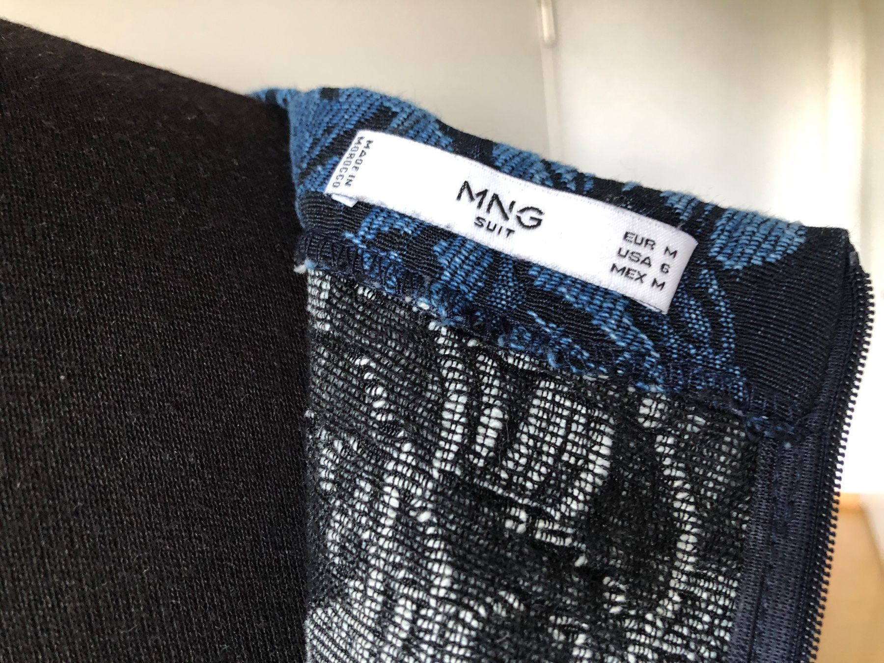 Mango Kleider: MNG Kleid Blau Wunderschöner Stoff! Gr M – Gebraucht aus Bern von Etzy 8