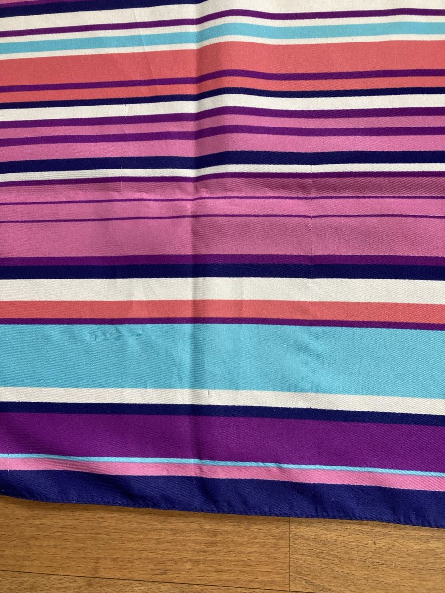 Foulard & Sciarpe: Foulard mit Streifenmuster, Vintage Stil – Usato da Winterthur venduto da silen 2
