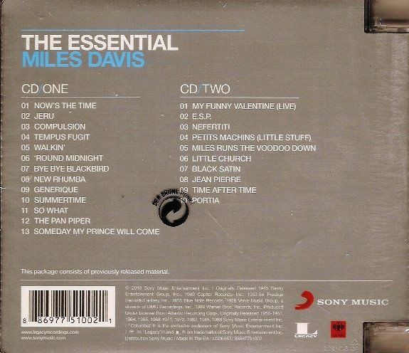 CDs: Davis Miles: Essential 2 CD – Neu und originalverpackt aus Steinhausen von Vilivinili 1