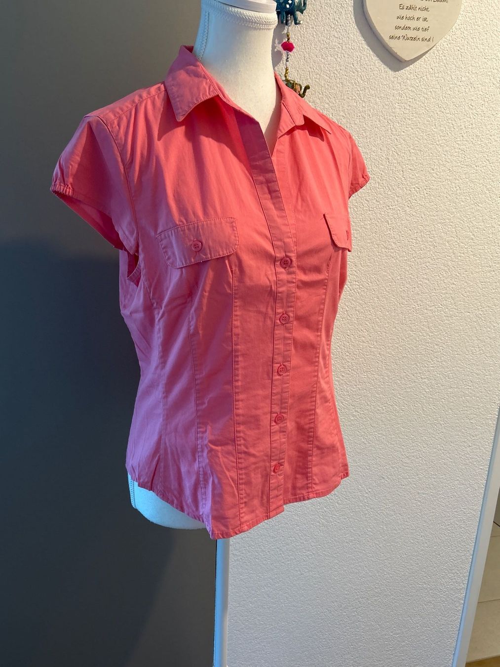 Camicette: Kurzarm Bluse Damen pink – Usato da Brunnen venduto da Nala2929 1