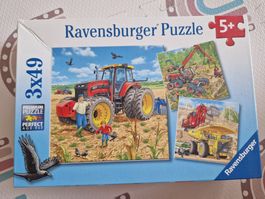 3x Ravensburger Kinderpuzzle ab 5 Jahren