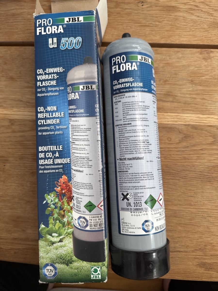 Aquarium: JBL ProFlora U 500 CO2 Zylinder neu – Neu und originalverpackt aus Herdern von bor_sm5b 2