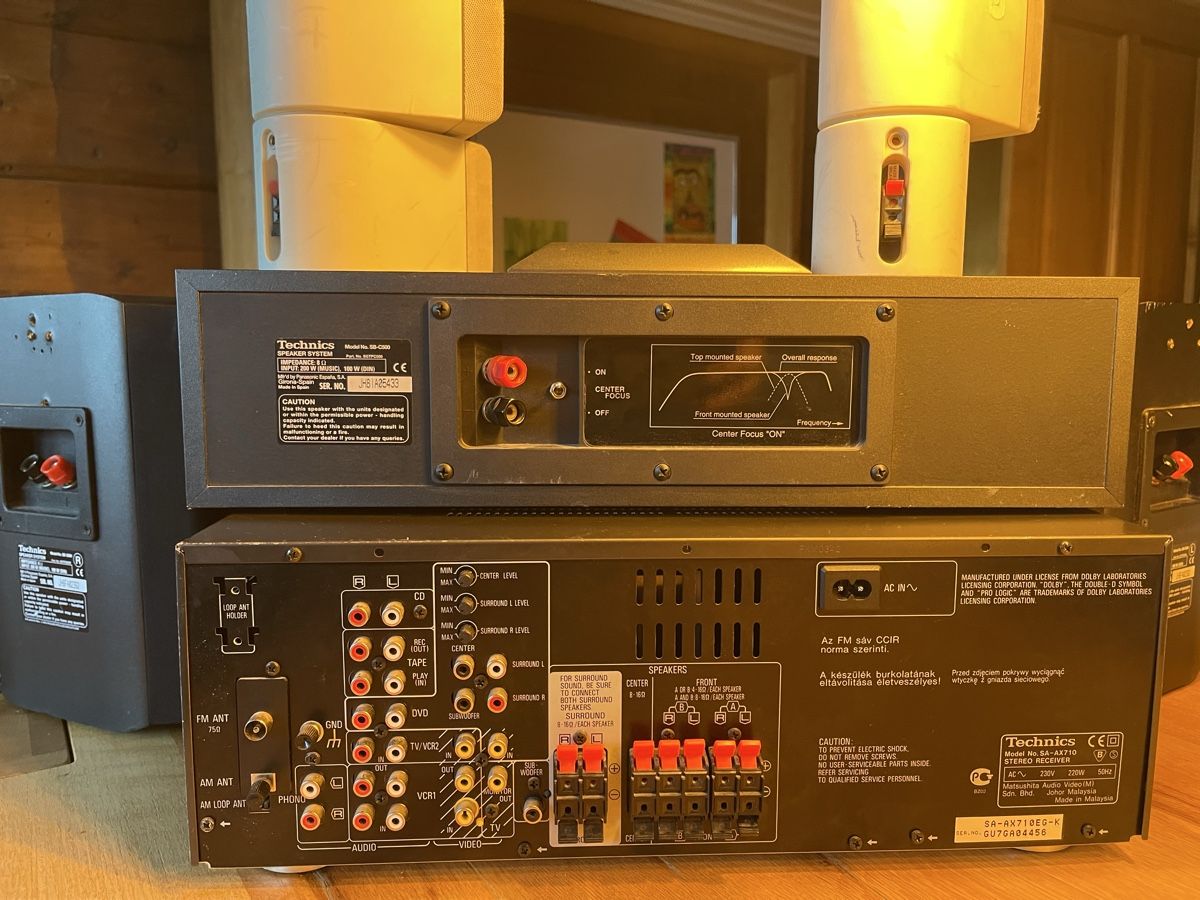 Technics Verstärker: Technics AV-Receiver SA-AX710 mit Lautsprecher-Set gebraucht – Gebraucht aus Walzenhausen von Kiki7979 3