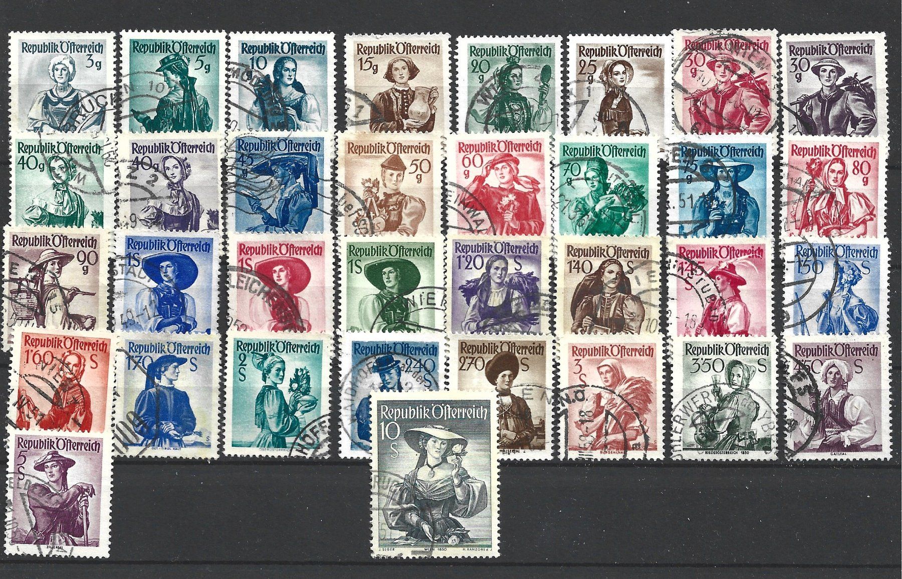 Tutti i francobolli: 1948 Österreich – Usato da Trübbach venduto da Sammer51