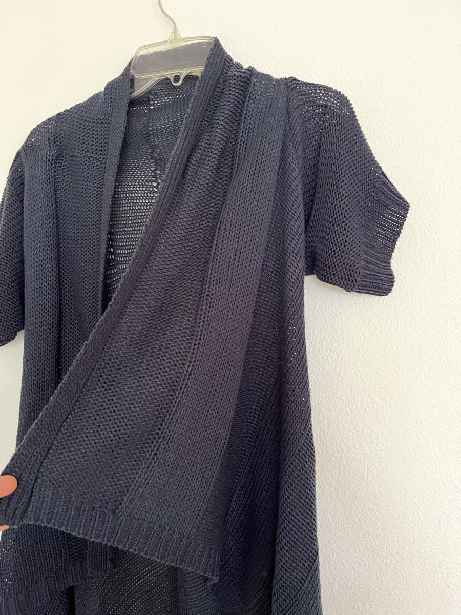Bolero: Ellen Amber Strickjacke, Grösse M, Dunkelblau – Usato da Basel venduto da JJ.Elena 3
