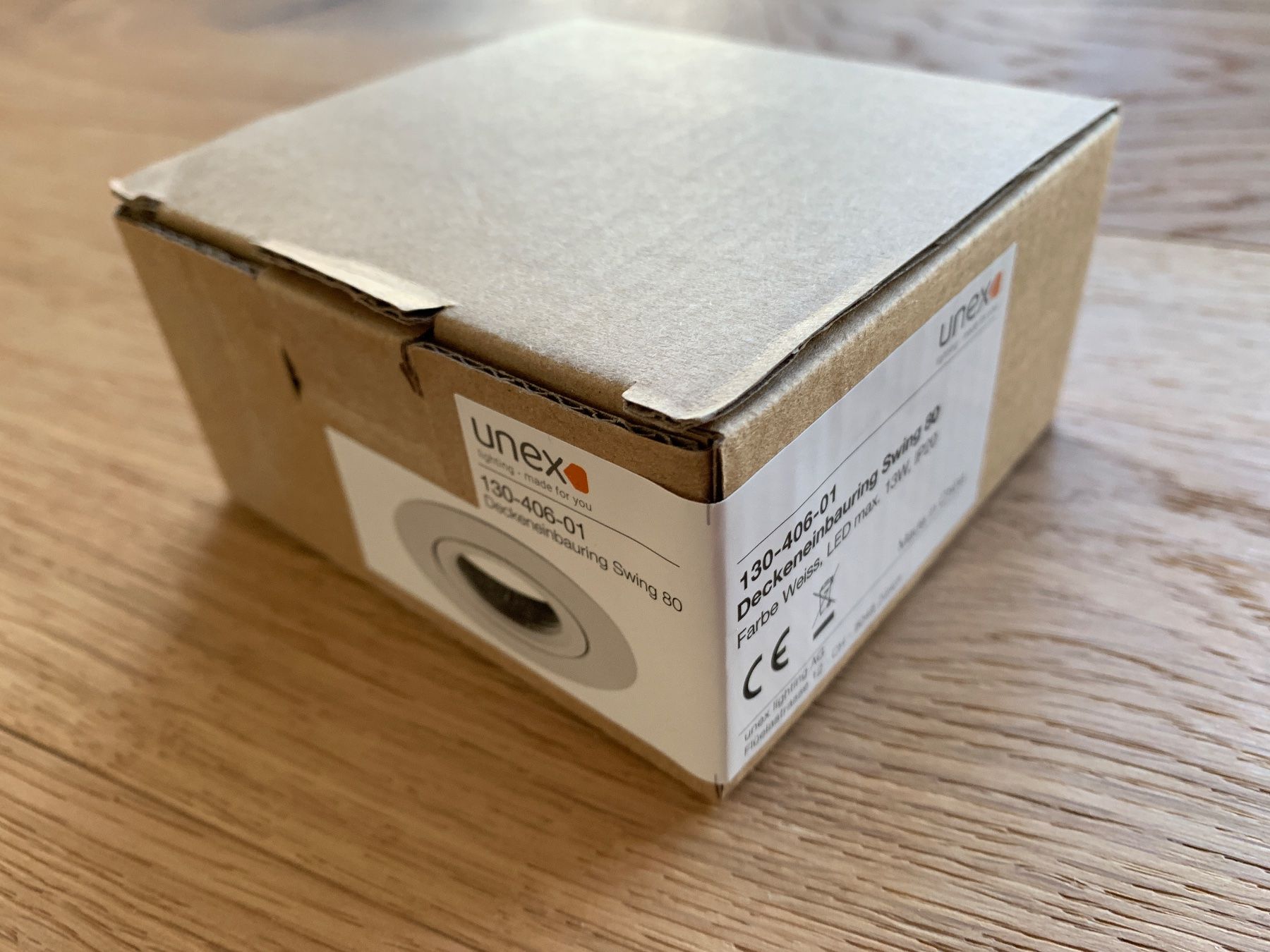 Lampadari & plafoniere: 1 x LED UNEX Deckeneinbauring Swing 80 – Nuovo e nell'imballaggio originale da Bachenbülach venduto da pako91