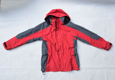 Tolle Salewa Outdoor Jacke, Rot/Grau Gr. S
