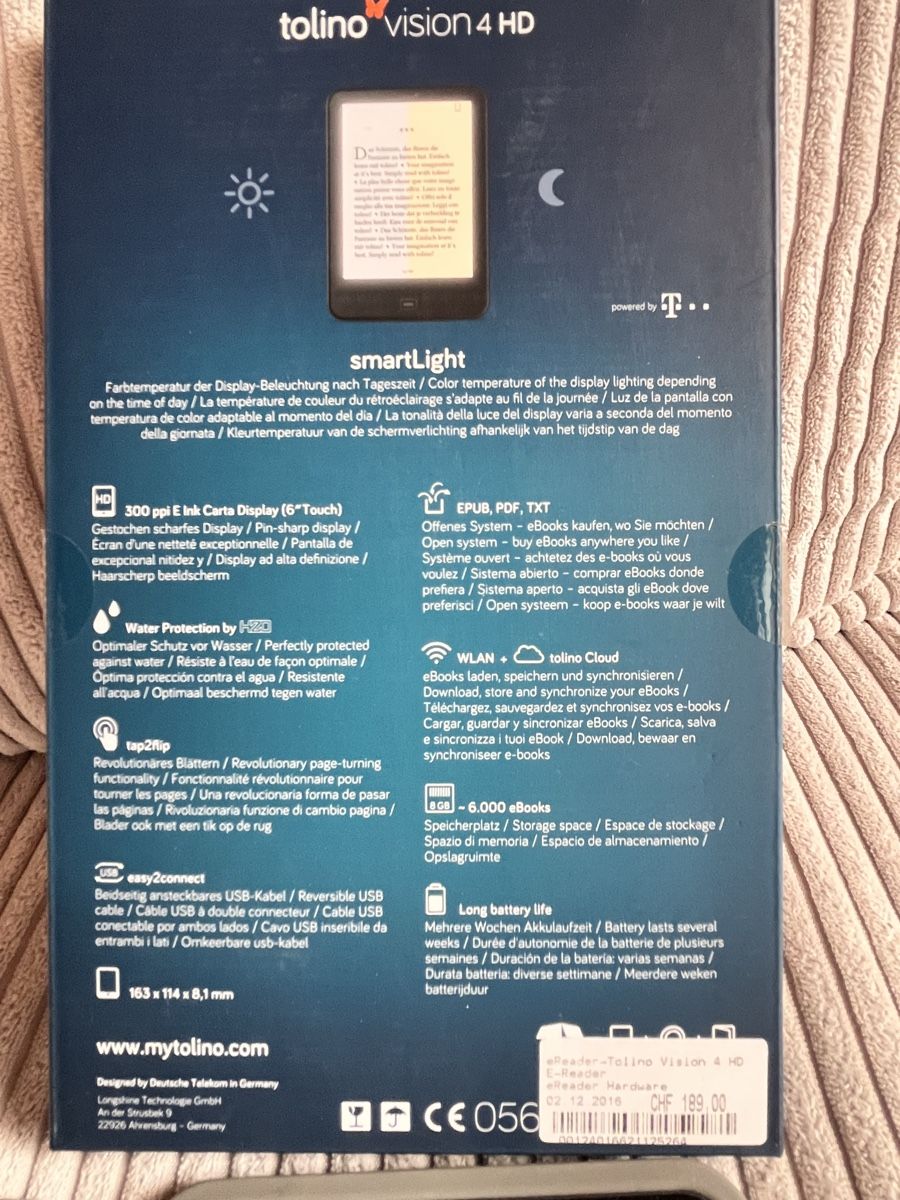 Tolino Tablet PC: Tolino vision 4 HD – Usato da Hettiswil venduto da CoWa1974 2