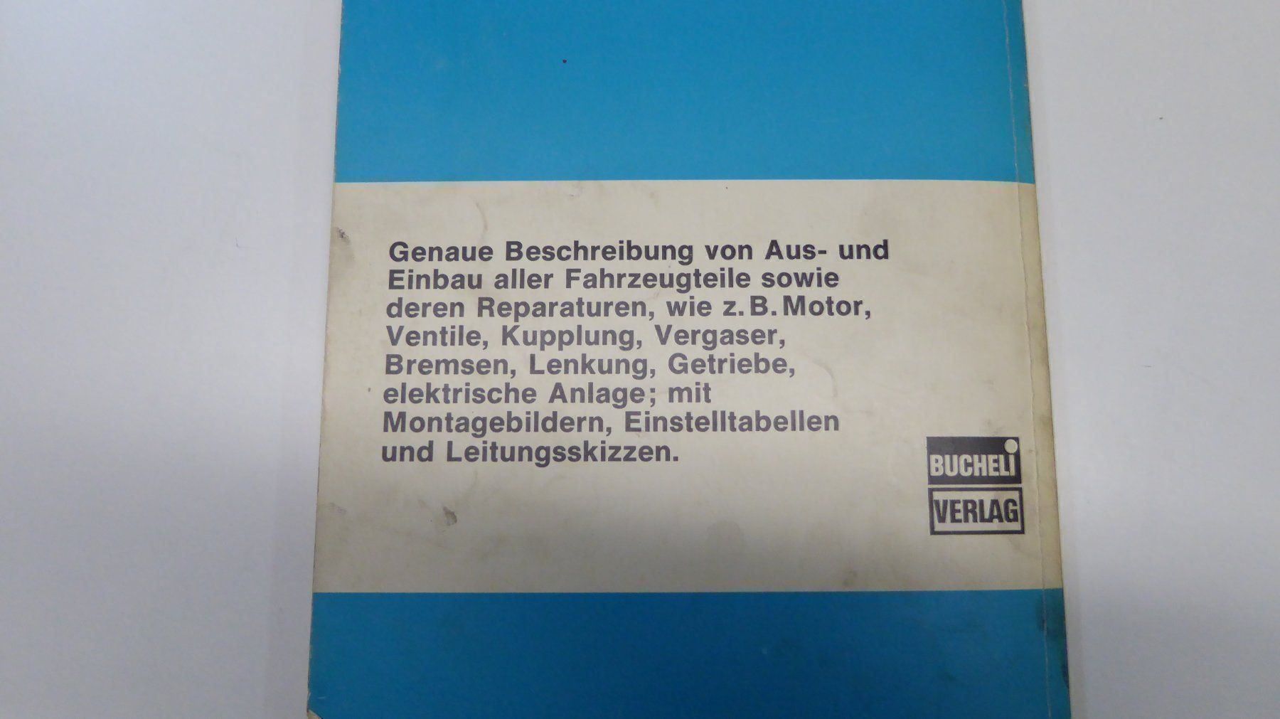 Libri: OPEL RECORD II 1.7/1.9/2.1D  BUCHELI REP – Usato da Blauen venduto da Sanhein 5