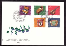 FDC Pro Patria 1985 aus ABO Satz