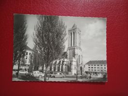 AK France Caen Kirche Saint-Jean alte Autos Datum Stempel