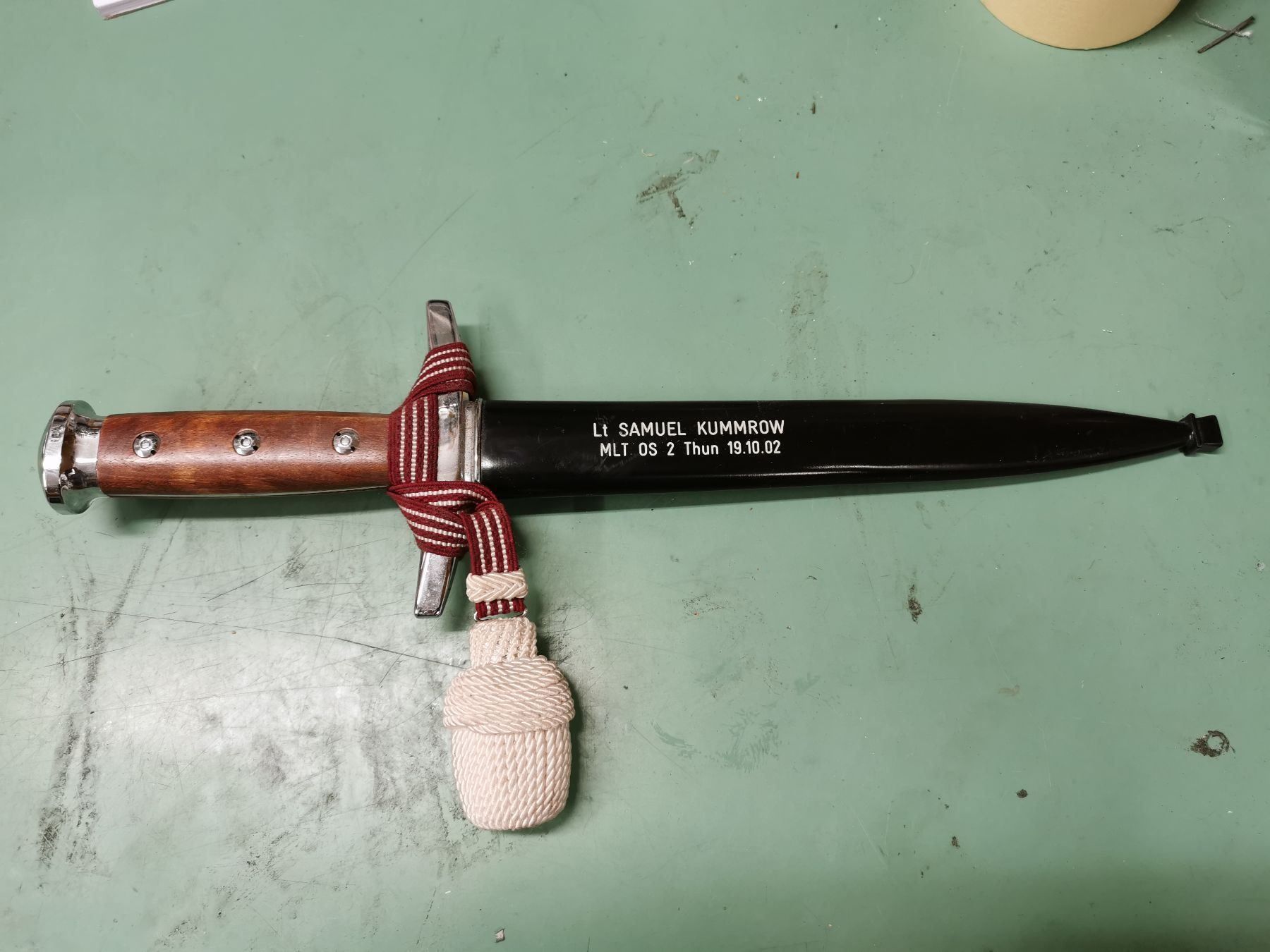 Militärmesser: Original Schweizer Offiziersdolch – Neu (gemäss Beschreibung) aus Sarnen von Dreiradfahrer 2
