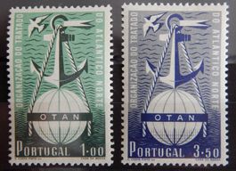 Portugal Kat. 778-779 * 1952 Kat. 225 Euro