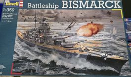 Revell 1:350 Plastik-Modellbausatz Bismarck