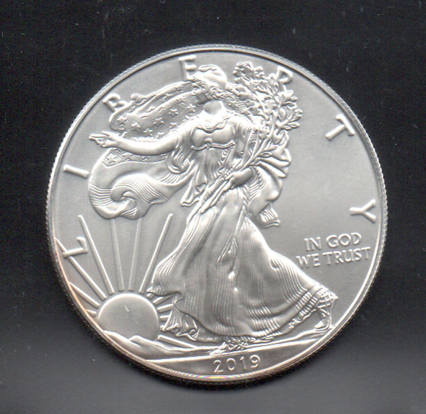 Tutti le monete: Silber Eagle 1oz 2019 - Top Zustand – Nuovo (secondo la descrizione) da Ebikon venduto da bowito