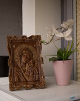 Mutter Jesu Ikone aus Holz