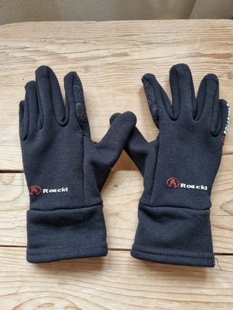 Neuwertige Reit-/Velohandschuhe Roeckl Polartec, Gr. 5