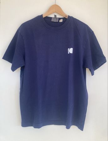 T-shirt H&M Kodak bleu marine taille M loose fit
