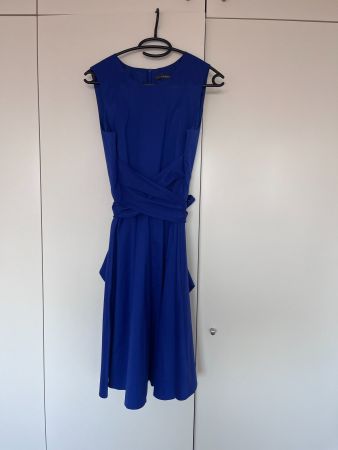 Robe bleue élégante avec ceinture, Esprit, T.38