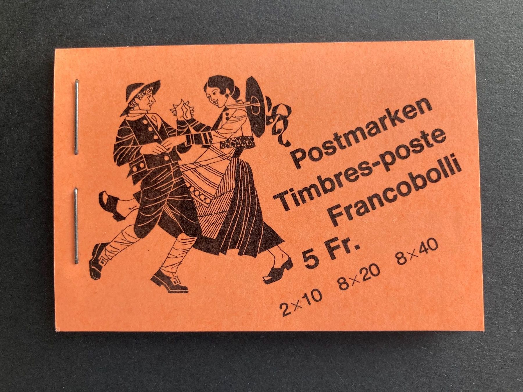 Alle Briefmarken: PTT Markenheft 1979 orange ET 5.1.1979 – Neu und originalverpackt aus Niederurnen von Alpineyeti
