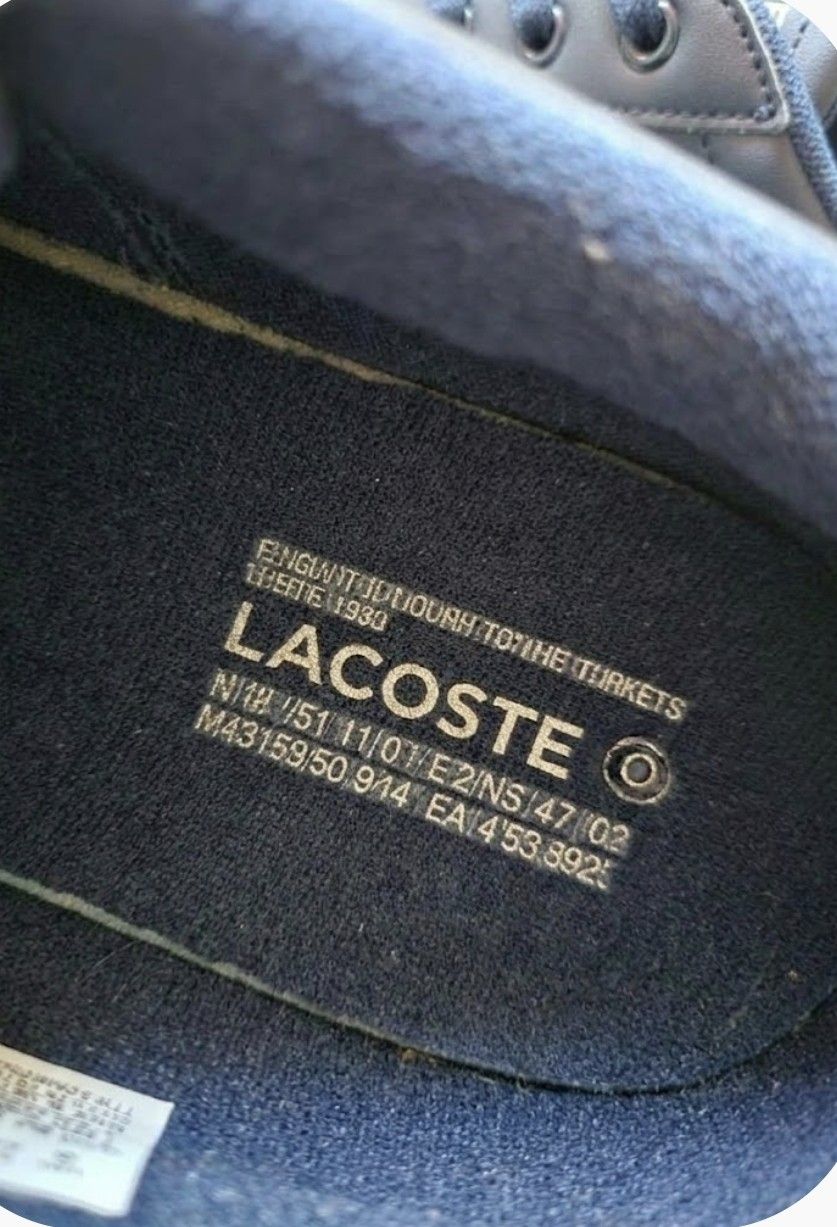 Lacoste Chaussures hommes: Baskets Lacoste veritables – Neuf (Voir description) à Ipsach par solune 1