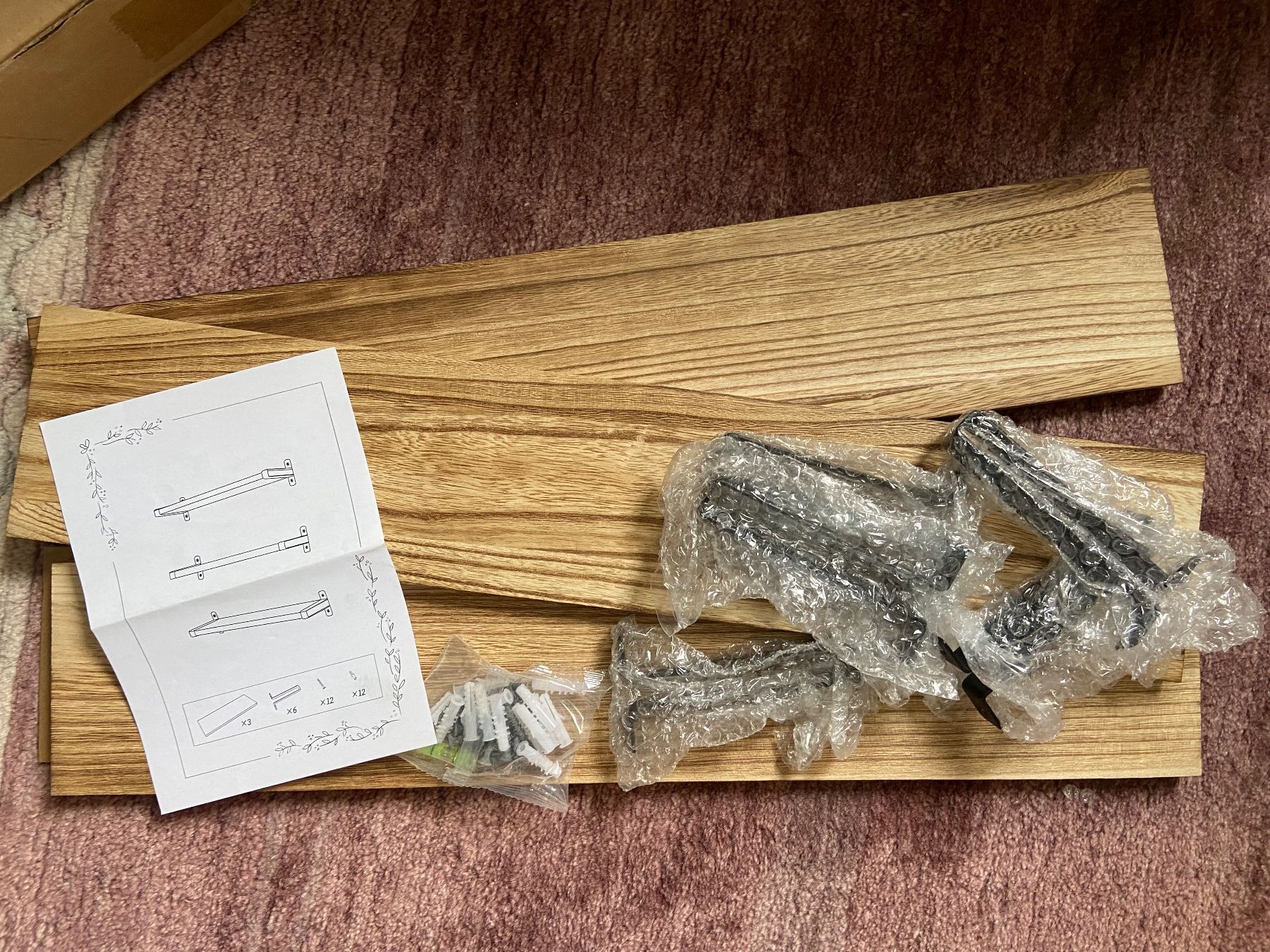 Scaffali: Wandregal Holz 3er Set – Nuovo e nell'imballaggio originale da Zürich venduto da celase