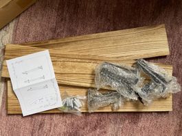 Wandregal Holz 3er Set