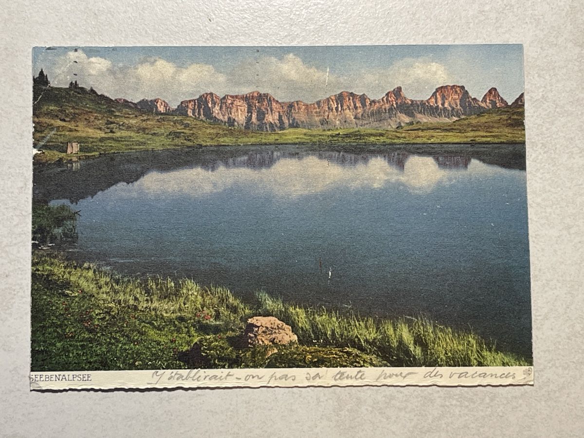 Cartoline postali: Alte Ansichtskarte: Seebenalpsee – Usato da Strengelbach venduto da Aschatan5