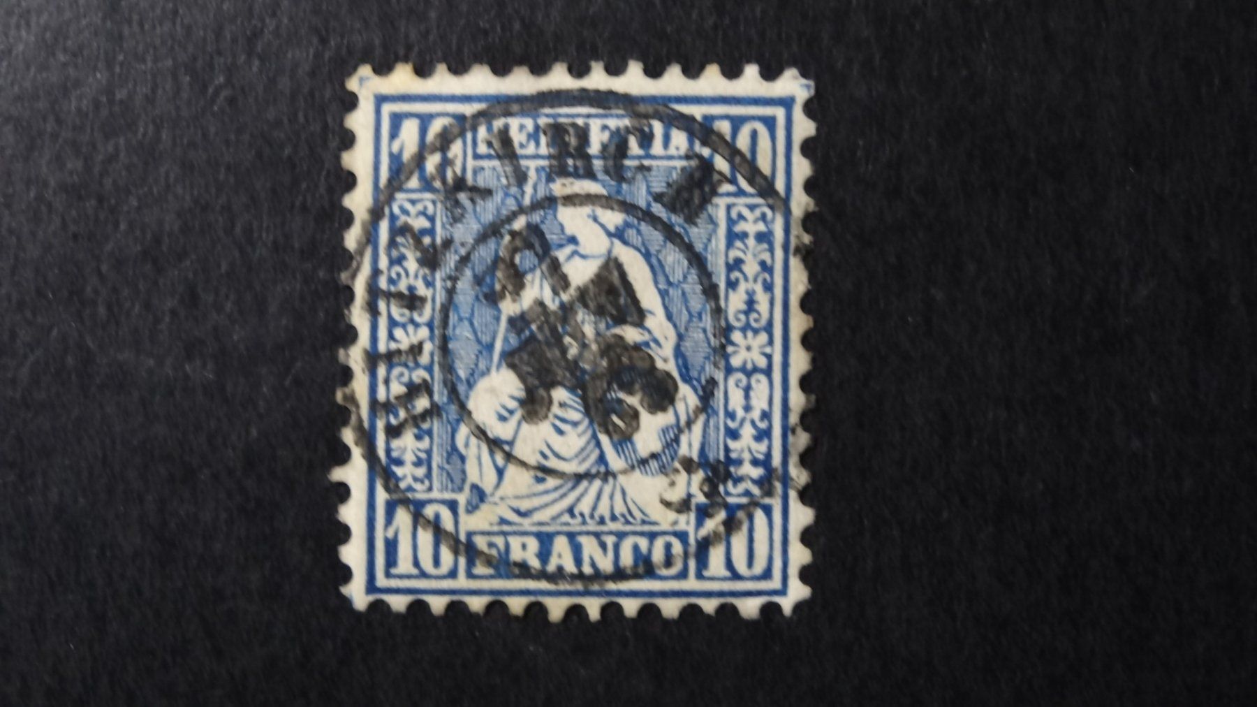 Alle Briefmarken: Vollstempel HITZKIRCH   167 – Gebraucht aus Anwil von larks