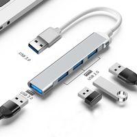 USB HUB OTG Adapter Splitter 4-in-1 USB 3.0 (USB-A)